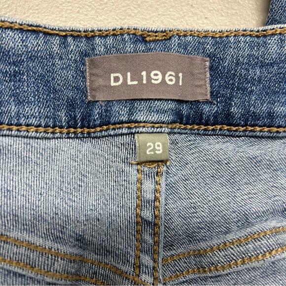 DL1961 Farrow High Rise Skinny Jeans Palmas Denim Cotton Polyester Lycra Size 29 - Picture 3 of 8